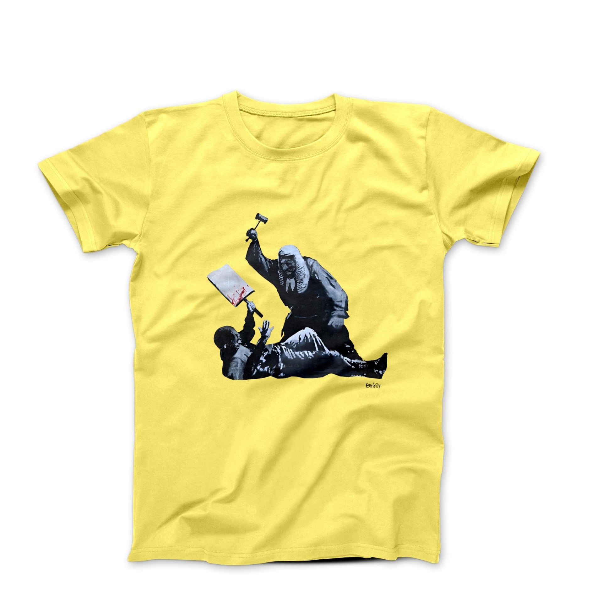 Banksy Royal Courts of Justice T-shirt - Street, Pop & Media Art - Harvey Ltd