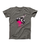 Banksy Spraycan Rodeo Girl 2008 Artwork T-shirt - T-Shirt - Harvey Ltd