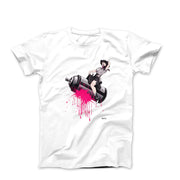 Banksy Spraycan Rodeo Girl 2008 Artwork T-shirt - T-Shirt - Harvey Ltd