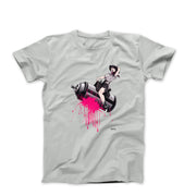 Banksy Spraycan Rodeo Girl 2008 Artwork T-shirt - T-Shirt - Harvey Ltd