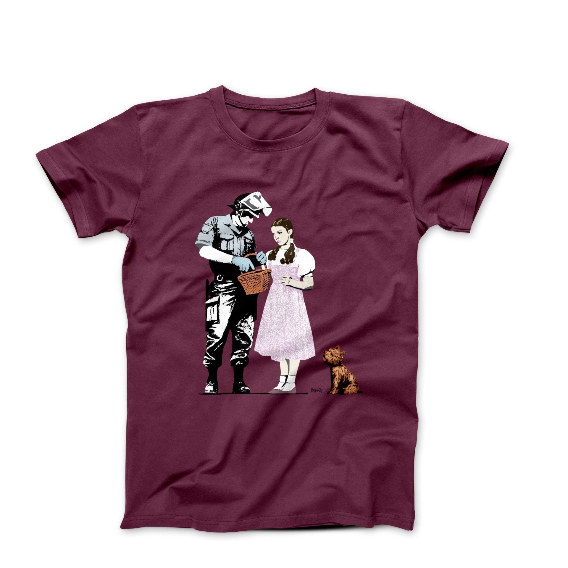 Banksy Stop and Search Street Art T-shirt - Street, Pop & Media Art - Harvey Ltd