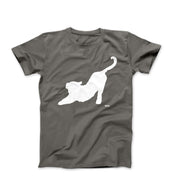 Banksy Stretching Cat (2024) Street Art T - Shirt - Clothing - Harvey Ltd