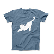 Banksy Stretching Cat (2024) Street Art T-Shirt - Street, Pop & Media Art - Harvey Ltd