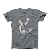 Banksy Superhero Nurse Street Art T-shirt - Street, Pop & Media Art - Harvey Ltd