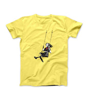 Banksy Swing Girl Street Art T-shirt - Street, Pop & Media Art - Harvey Ltd