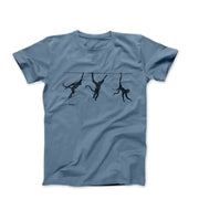 Banksy Swinging Monkeys (2024) Street Art T - Shirt - Clothing - Harvey Ltd