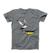 Banksy Swooping Seagull (2021) Street Art T-shirt - Clothing - Harvey Ltd