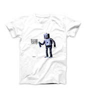 Banksy Tagging Robot Street Art T-shirt - Street, Pop & Media Art - Harvey Ltd