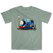 Banksy Tank Graffiti Garment - Dyed T-shirt - Street, Pop & Media Art - Harvey Ltd