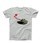Banksy Tank Hearts (2011) Street Art T-shirt - Street, Pop & Media Art - Harvey Ltd