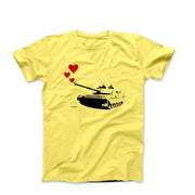 Banksy Tank Hearts (2011) Street Art T-shirt - Clothing - Harvey Ltd