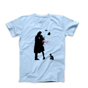 Banksy The Kiss Street Art T - shirt - Clothing - Harvey Ltd