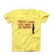 Banksy This'll Look Nice When It's Framed 2010 T-shirt - Street, Pop & Media Art - Harvey Ltd