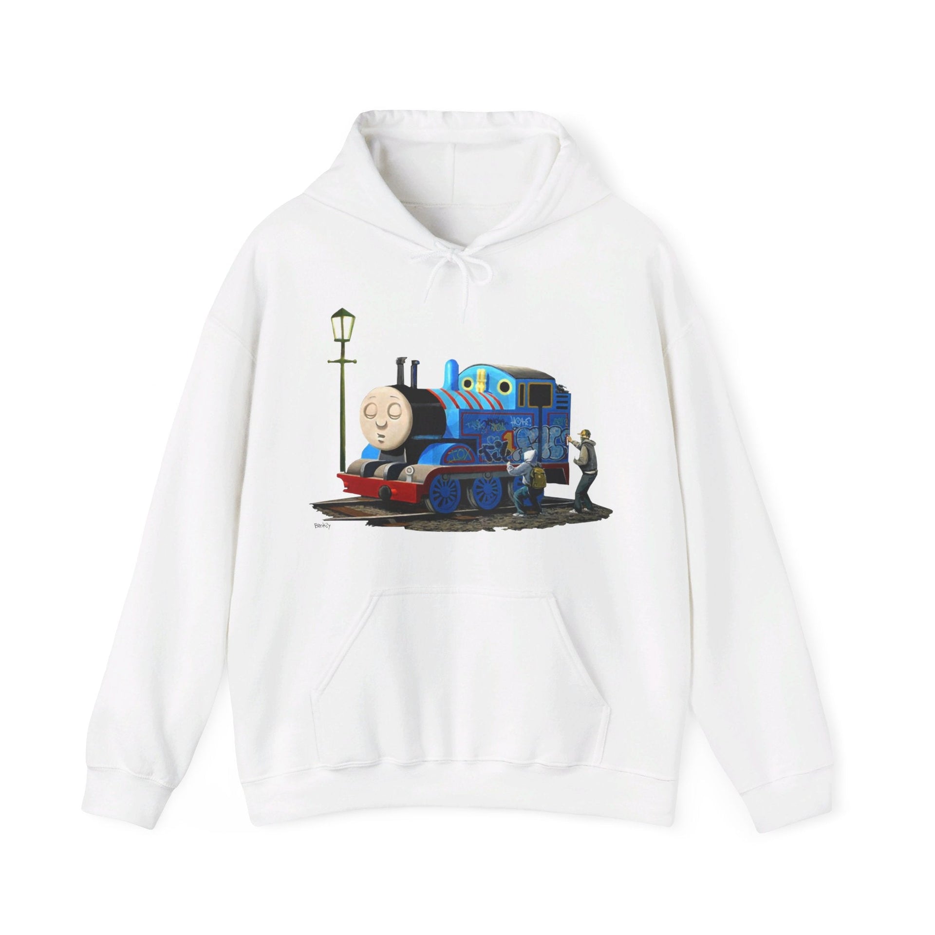 Banksy Thomas the Tank (2008) Street Art Hoodie - Clothing - Harvey Ltd