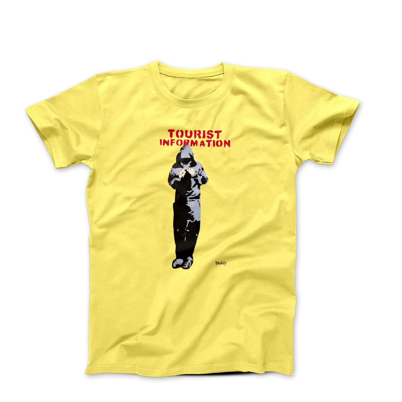 Banksy Tourist Information Street Art T-shirt - Street, Pop & Media Art - Harvey Ltd