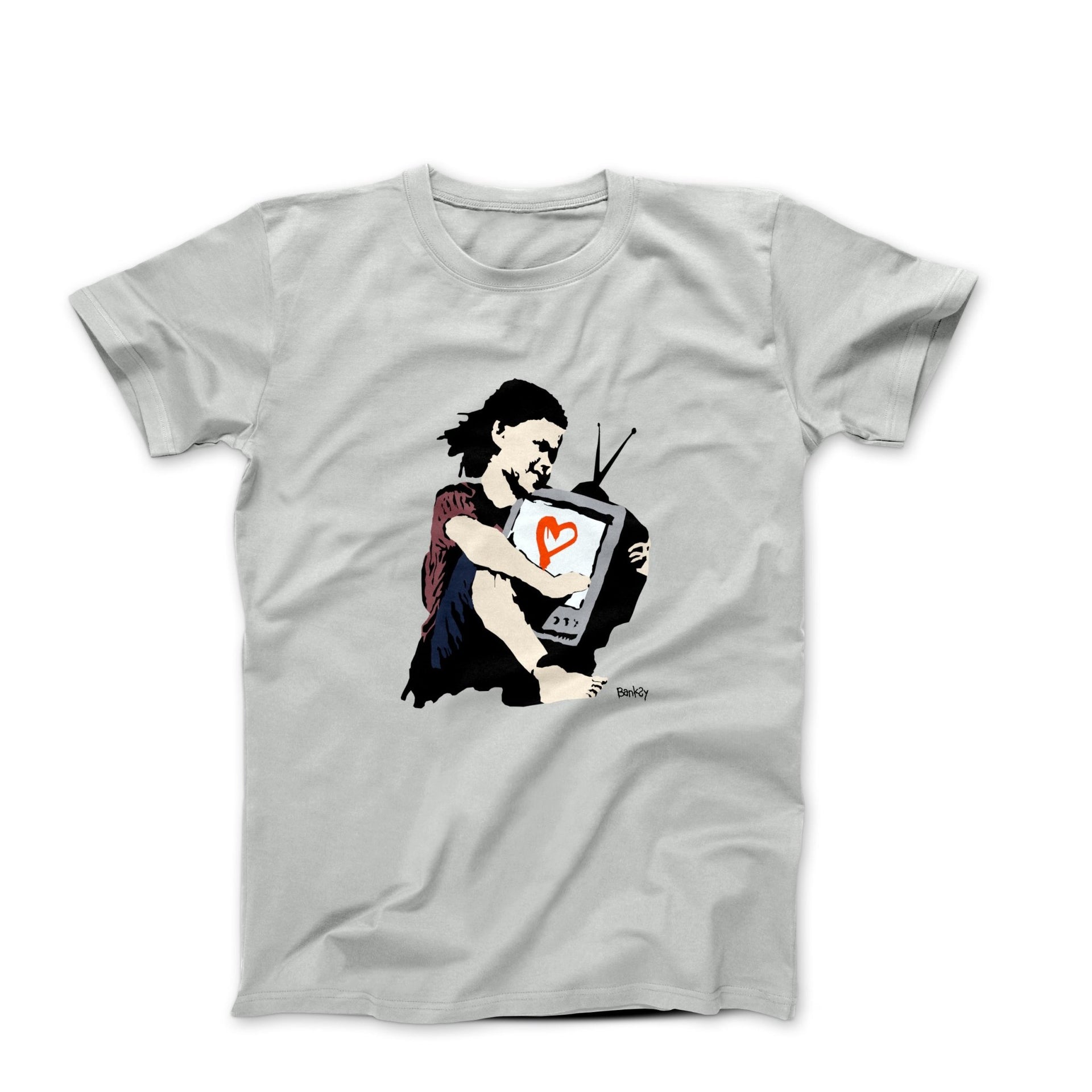 Banksy TV Girl Street Art T-shirt - Street, Pop & Media Art - Harvey Ltd