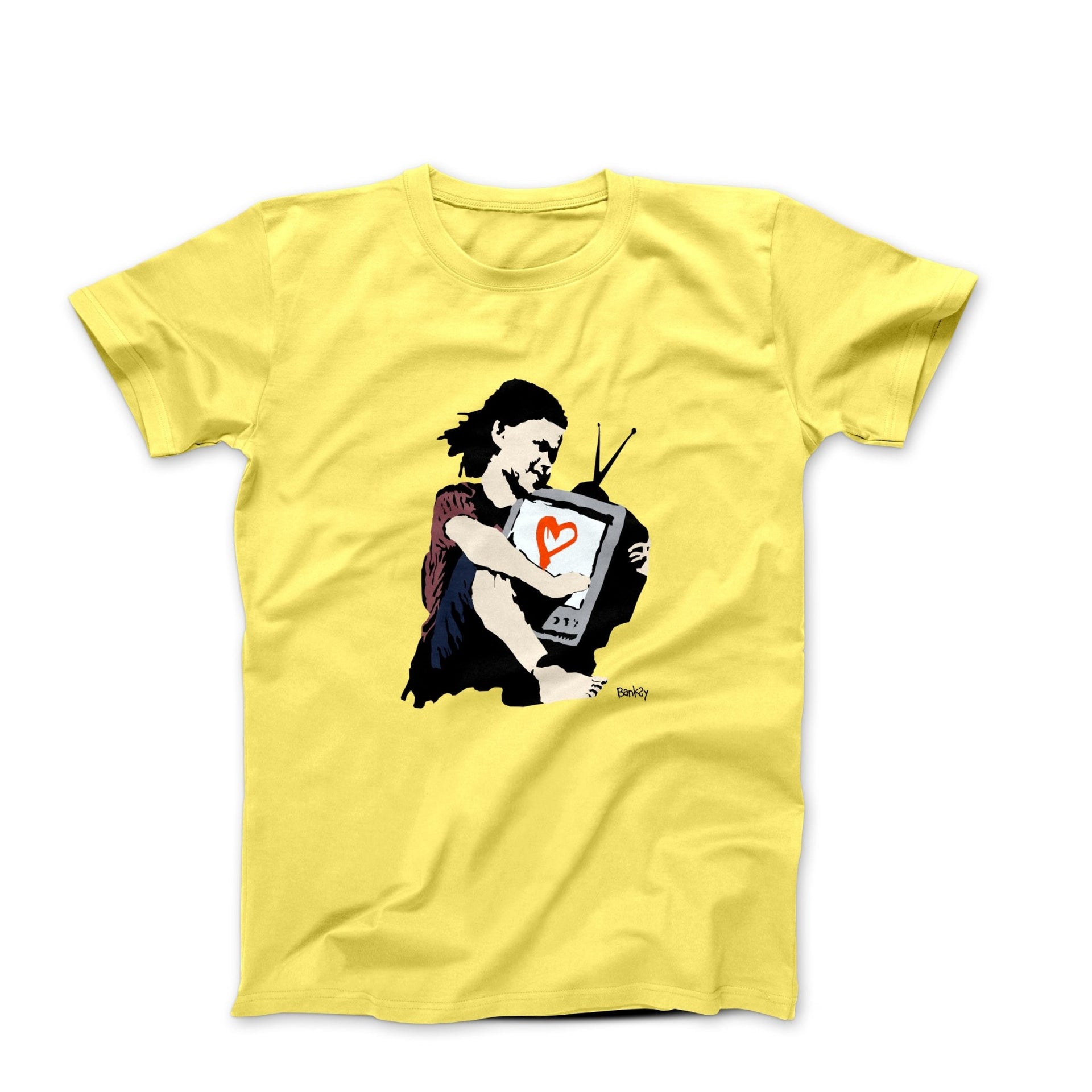 Banksy TV Girl Street Art T-shirt - Street, Pop & Media Art - Harvey Ltd