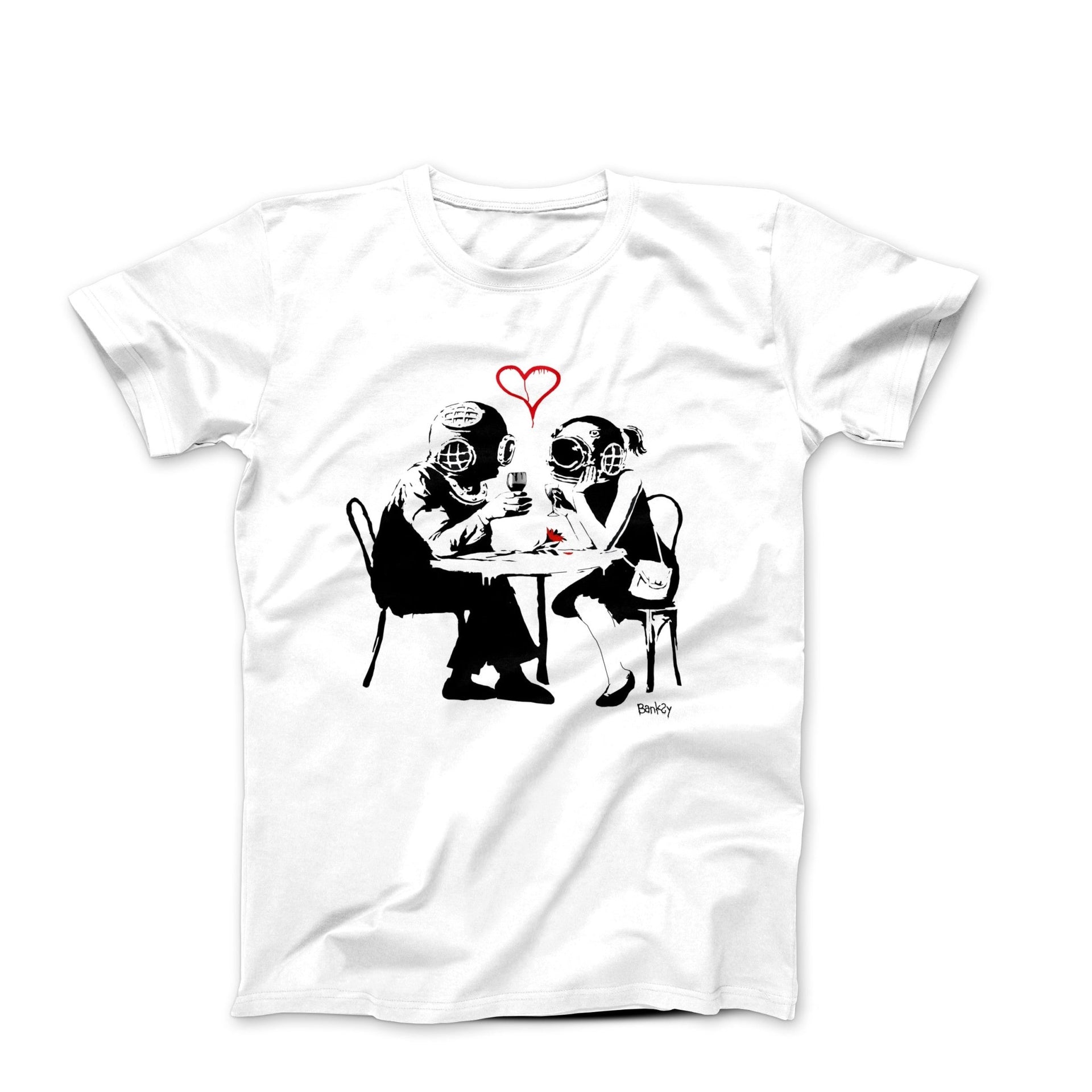 Banksy Underwater Bistro Street Art T-shirt - Street, Pop & Media Art - Harvey Ltd