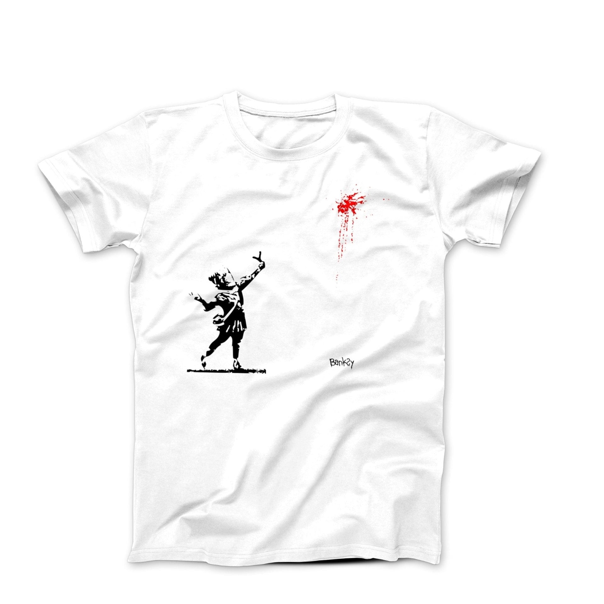 Banksy Valentines Day Street Art T-shirt - Street, Pop & Media Art - Harvey Ltd