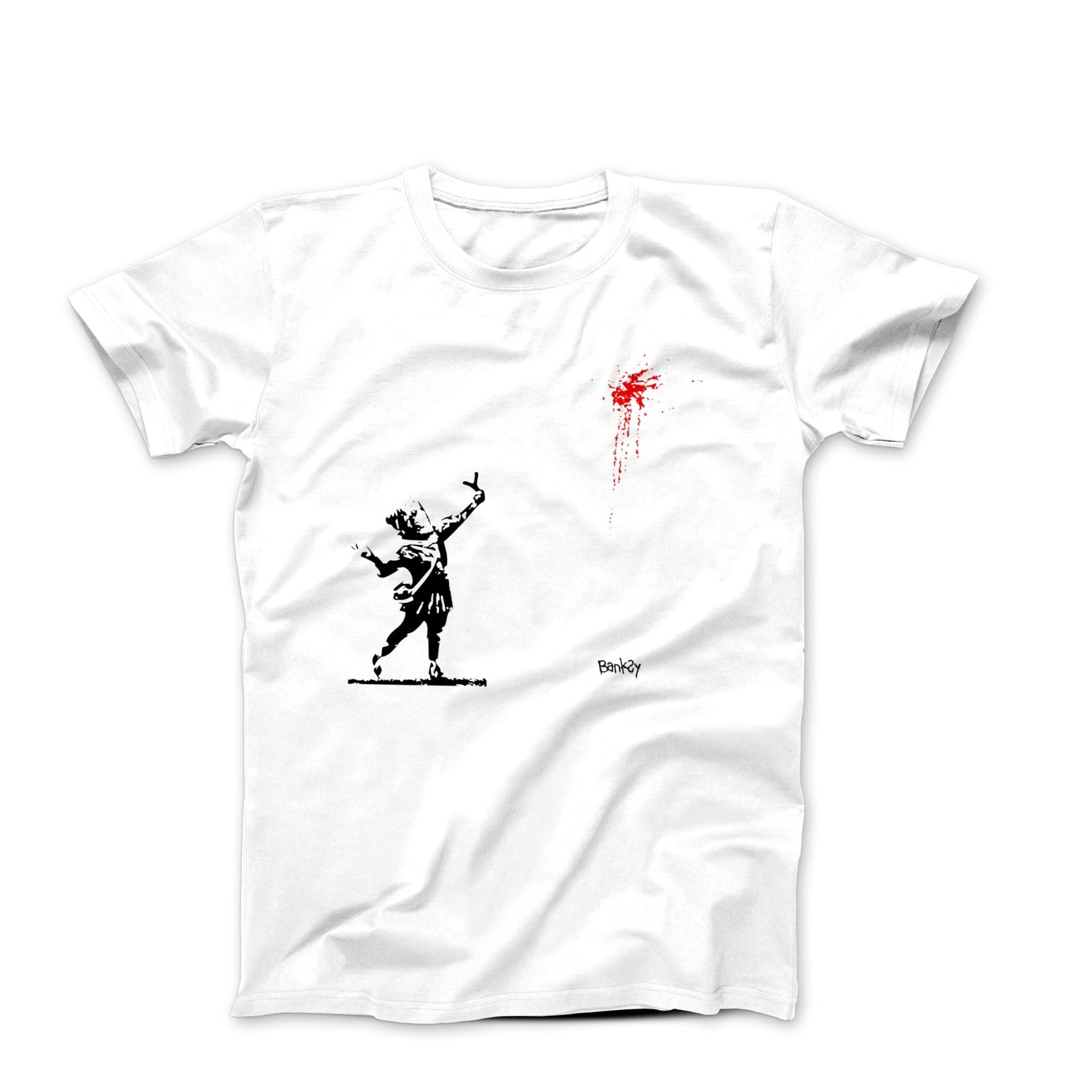 Banksy Valentines Day Street Art T - Shirt - Clothing - Harvey Ltd