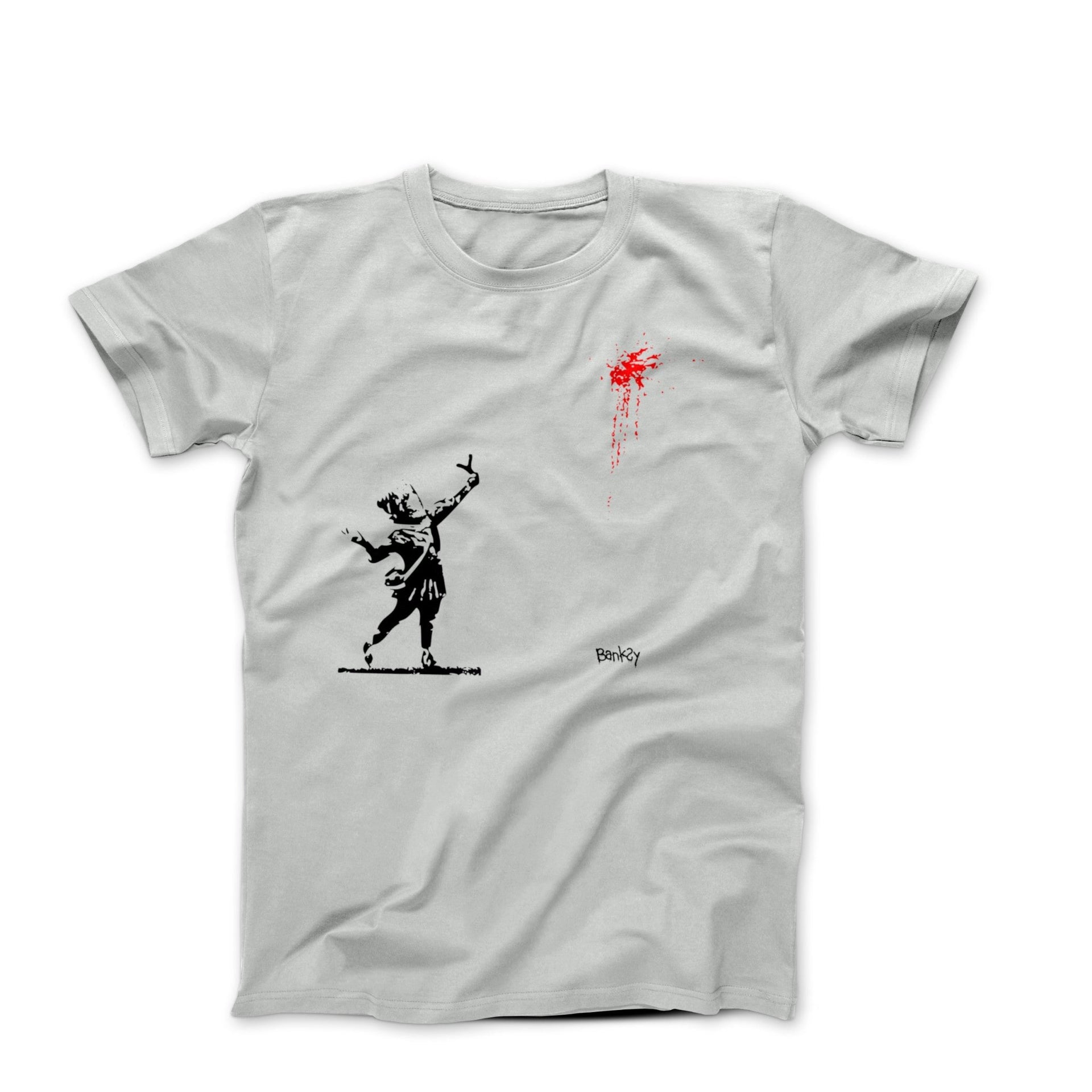 Banksy Valentines Day Street Art T-shirt - Street, Pop & Media Art - Harvey Ltd