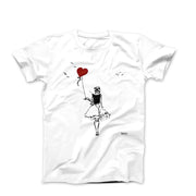 Banksy Walking With Love (2012) Street Art T-shirt - Clothing - Harvey Ltd