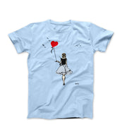 Banksy Walking With Love (2012) Street Art T-shirt - Street, Pop & Media Art - Harvey Ltd
