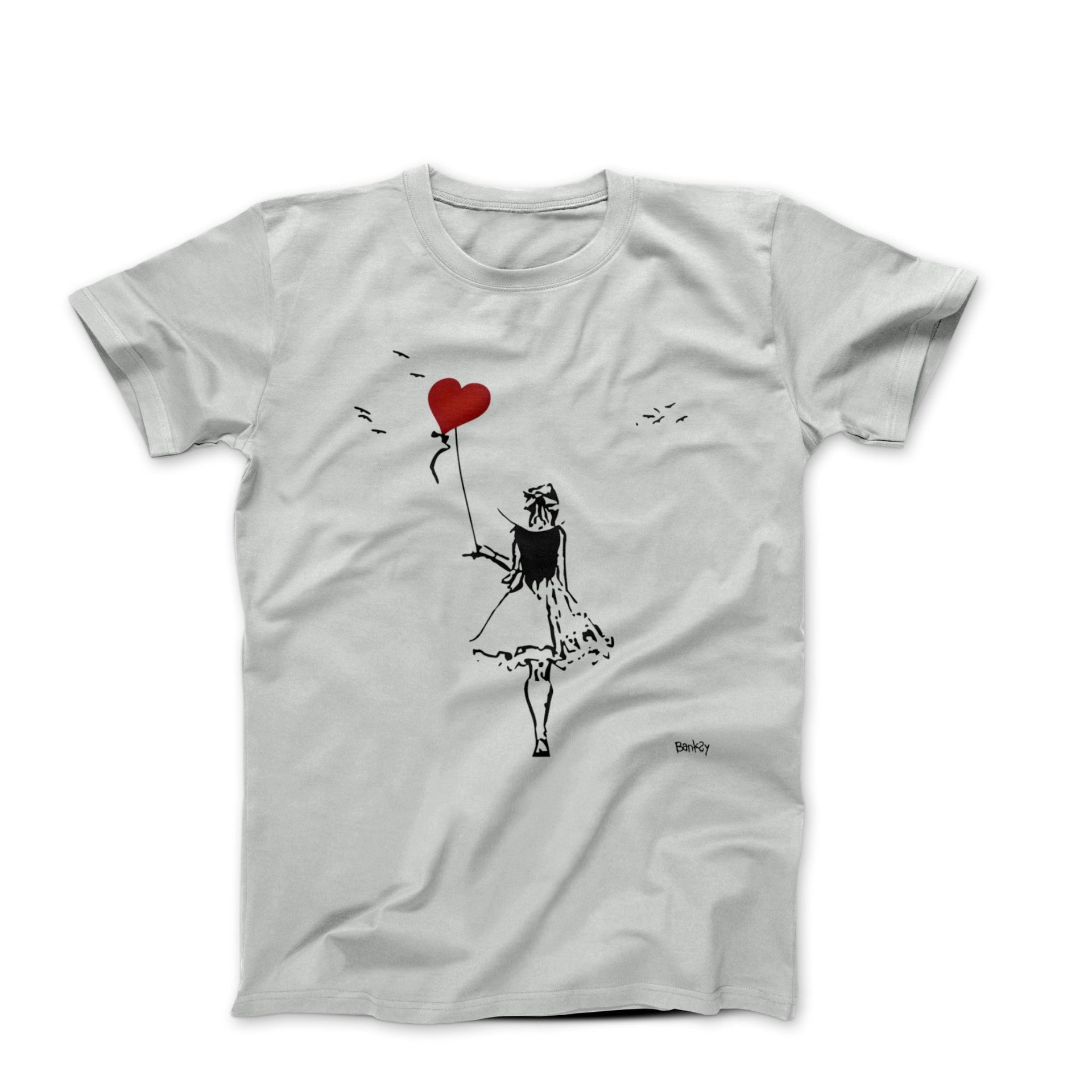 Banksy Walking With Love (2012) Street Art T-shirt - Clothing - Harvey Ltd