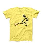 Banksy Watering Love T - shirt - Clothing - Harvey Ltd