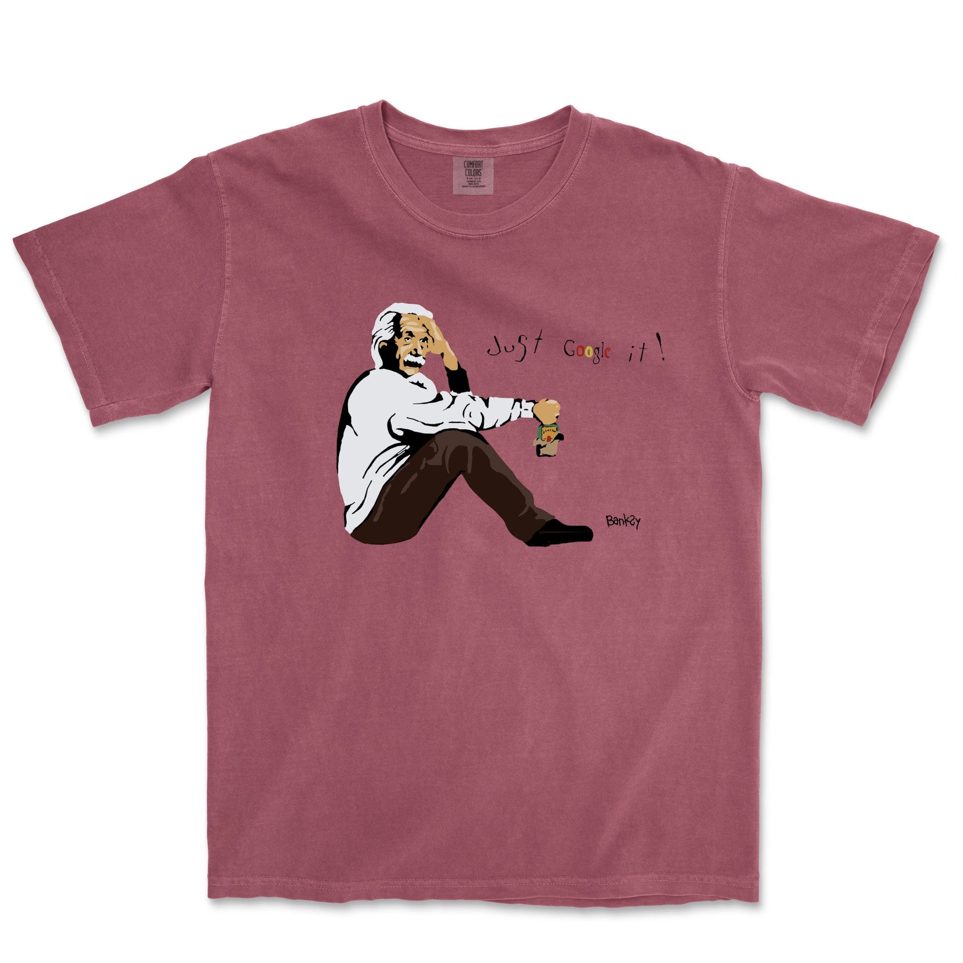 Banksy Weary Genius Garment - Dyed T-shirt - Street, Pop & Media Art - Harvey Ltd
