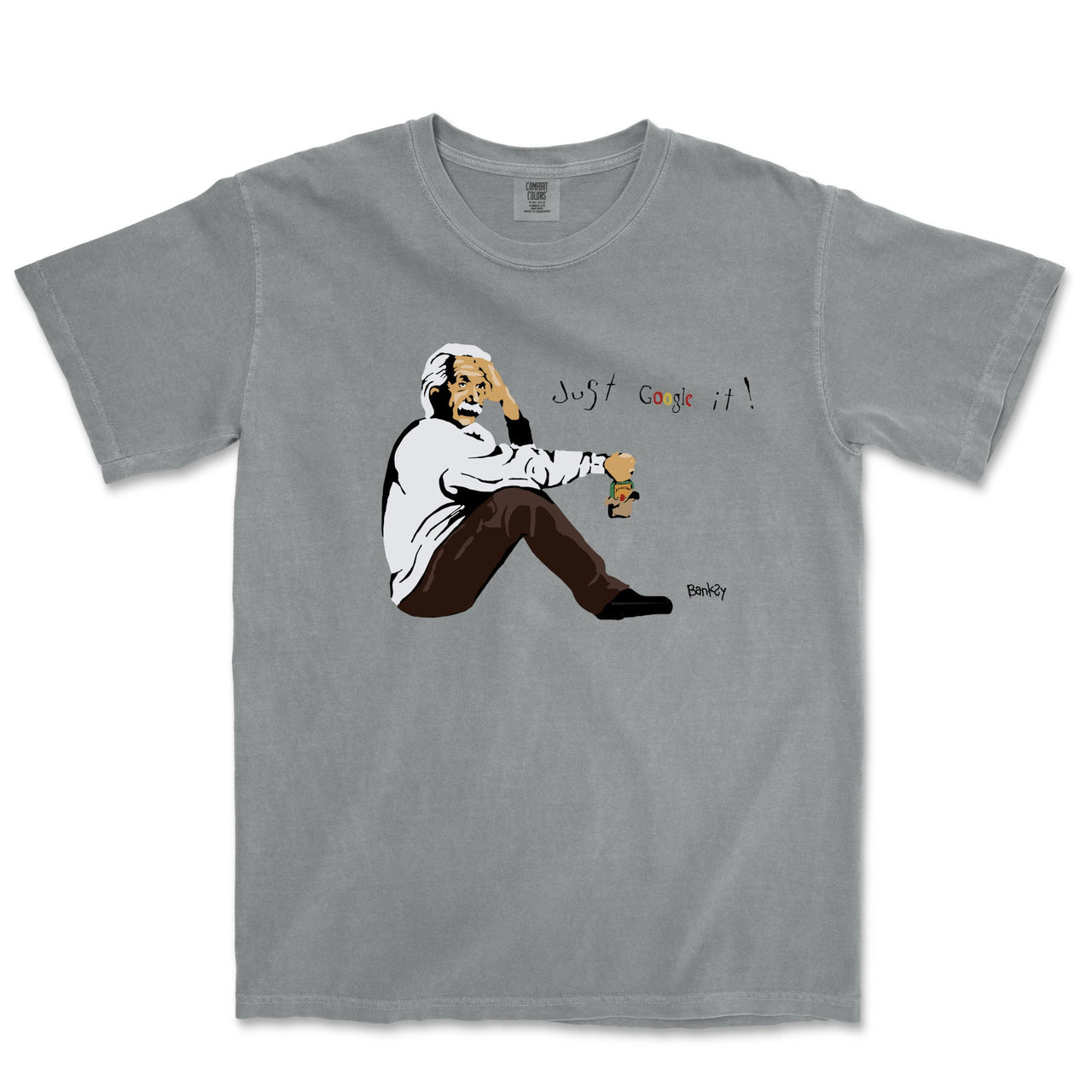 Banksy Weary Genius Garment - Dyed T-shirt - Street, Pop & Media Art - Harvey Ltd