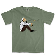 Banksy Weary Genius Garment - Dyed T-shirt - Street, Pop & Media Art - Harvey Ltd