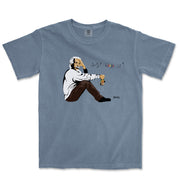 Banksy Weary Genius Garment - Dyed T-shirt - Street, Pop & Media Art - Harvey Ltd