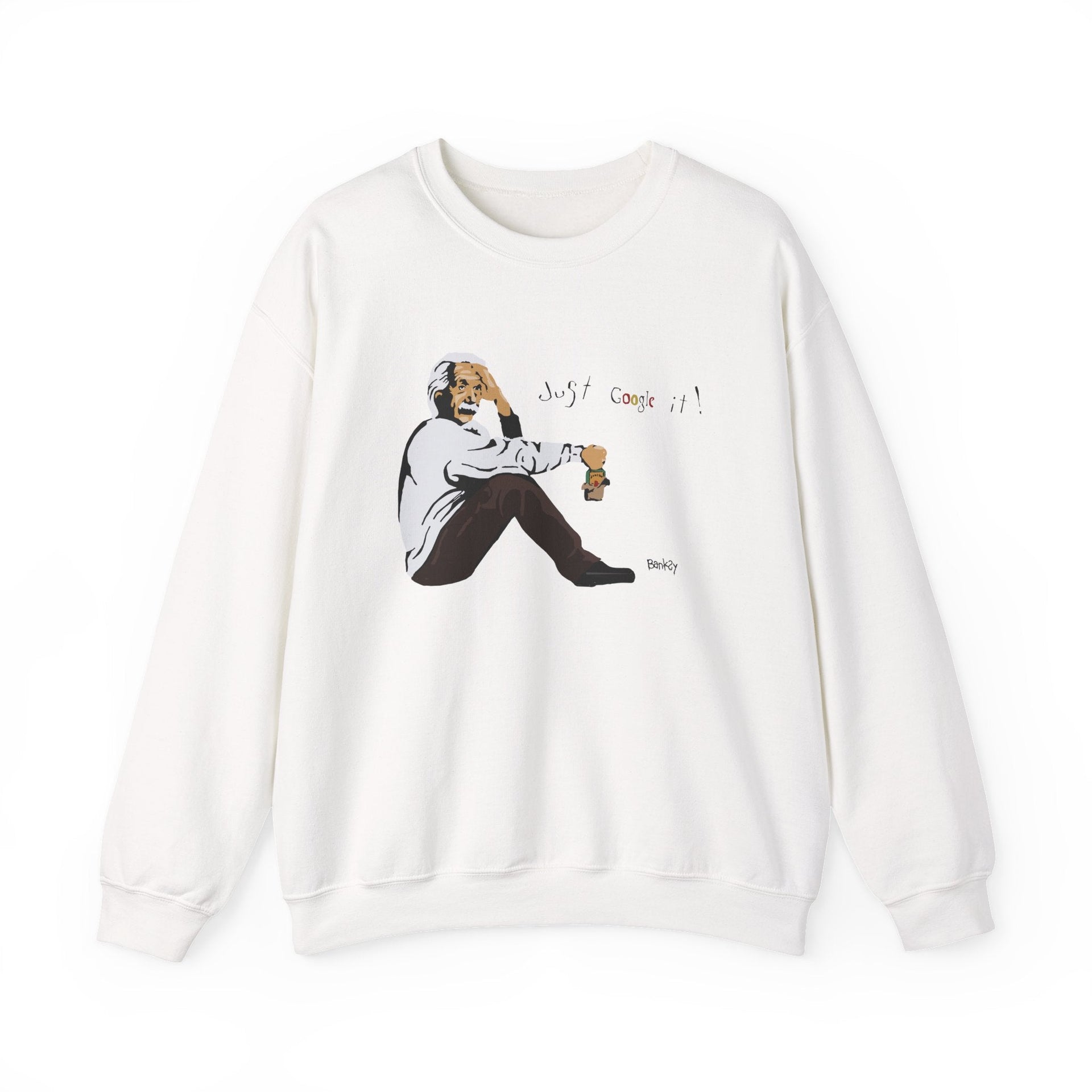 Banksy Weary Genius Street Art Sweatshirt - Street, Pop & Media Art - Harvey Ltd