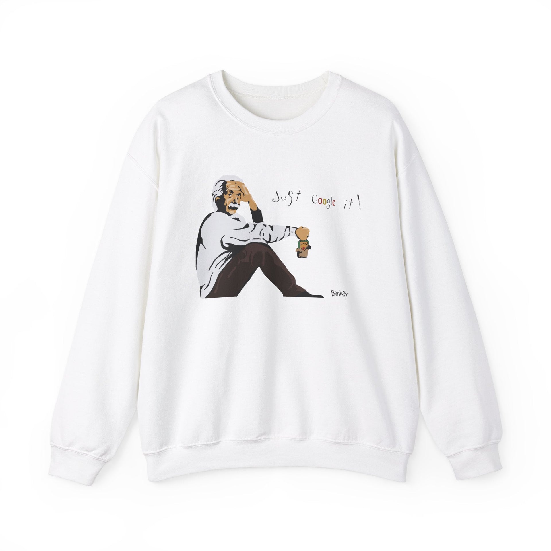 Banksy Weary Genius Street Art Sweatshirt - Clothing - Harvey Ltd