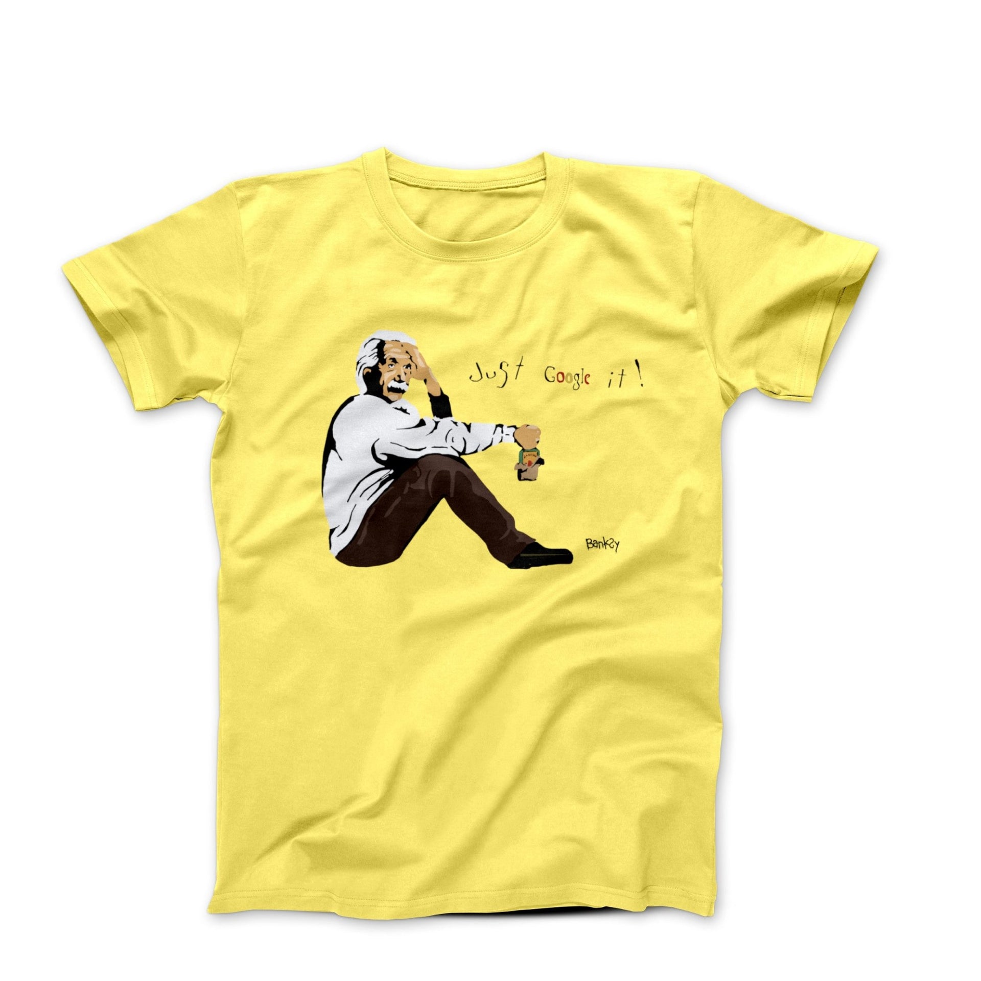 Banksy Weary Genius Street Art T-shirt - Street, Pop & Media Art - Harvey Ltd