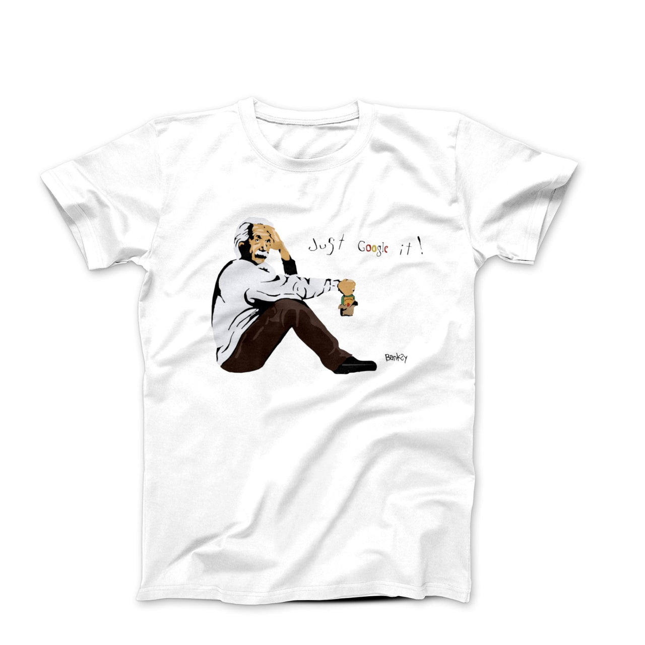 Banksy Weary Genius Street Art T-shirt - Street, Pop & Media Art - Harvey Ltd