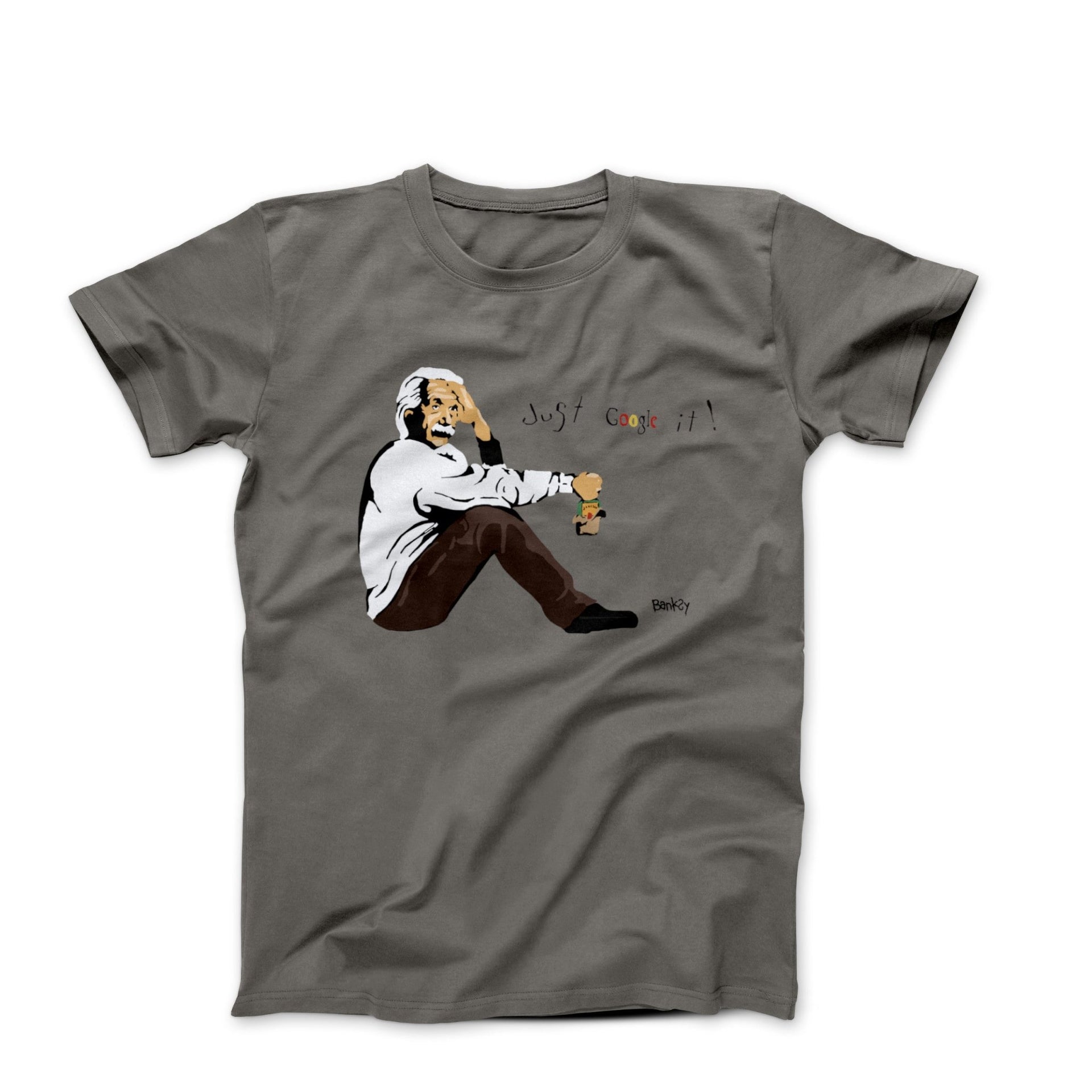 Banksy Weary Genius Street Art T-shirt - Street, Pop & Media Art - Harvey Ltd