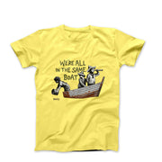 Banksy We're All In The Same Boat 2021 T-shirt - Street, Pop & Media Art - Harvey Ltd
