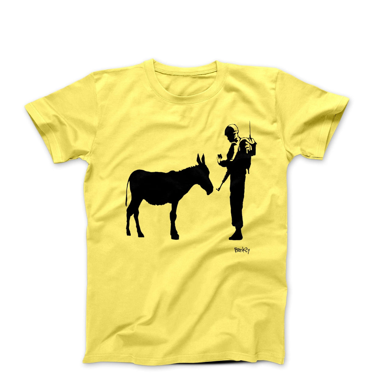 Banksy West Bank Donkey Checkpoint Street Art T-shirt - Street, Pop & Media Art - Harvey Ltd