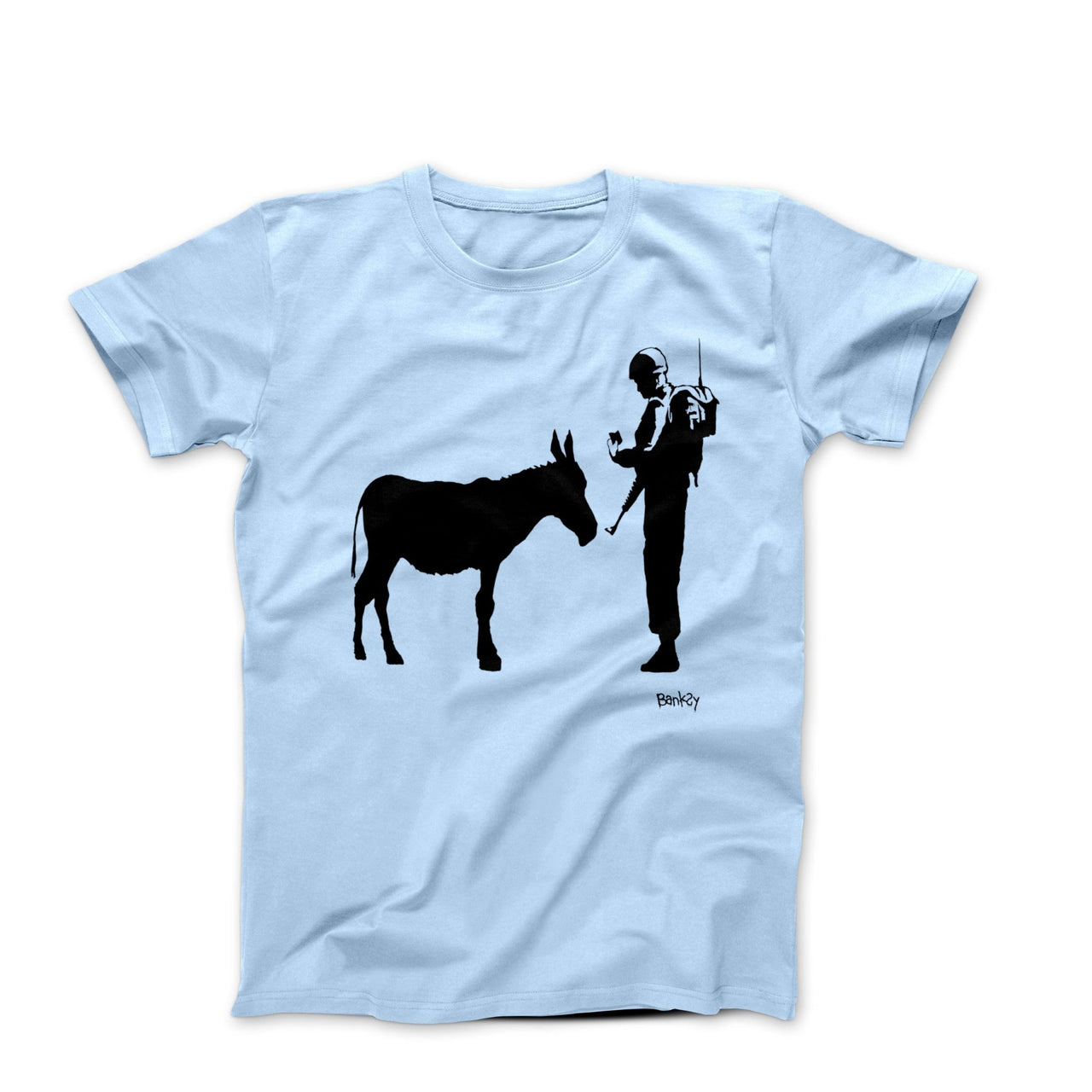 Banksy West Bank Donkey Checkpoint Street Art T-shirt - Street, Pop & Media Art - Harvey Ltd