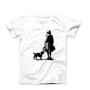 Banksy Woman and Dog Street Art T-shirt - Street, Pop & Media Art - Harvey Ltd