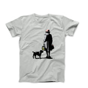 Banksy Woman and Dog Street Art T-shirt - Street, Pop & Media Art - Harvey Ltd