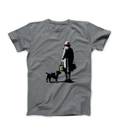 Banksy Woman and Dog Street Art T-shirt - Street, Pop & Media Art - Harvey Ltd