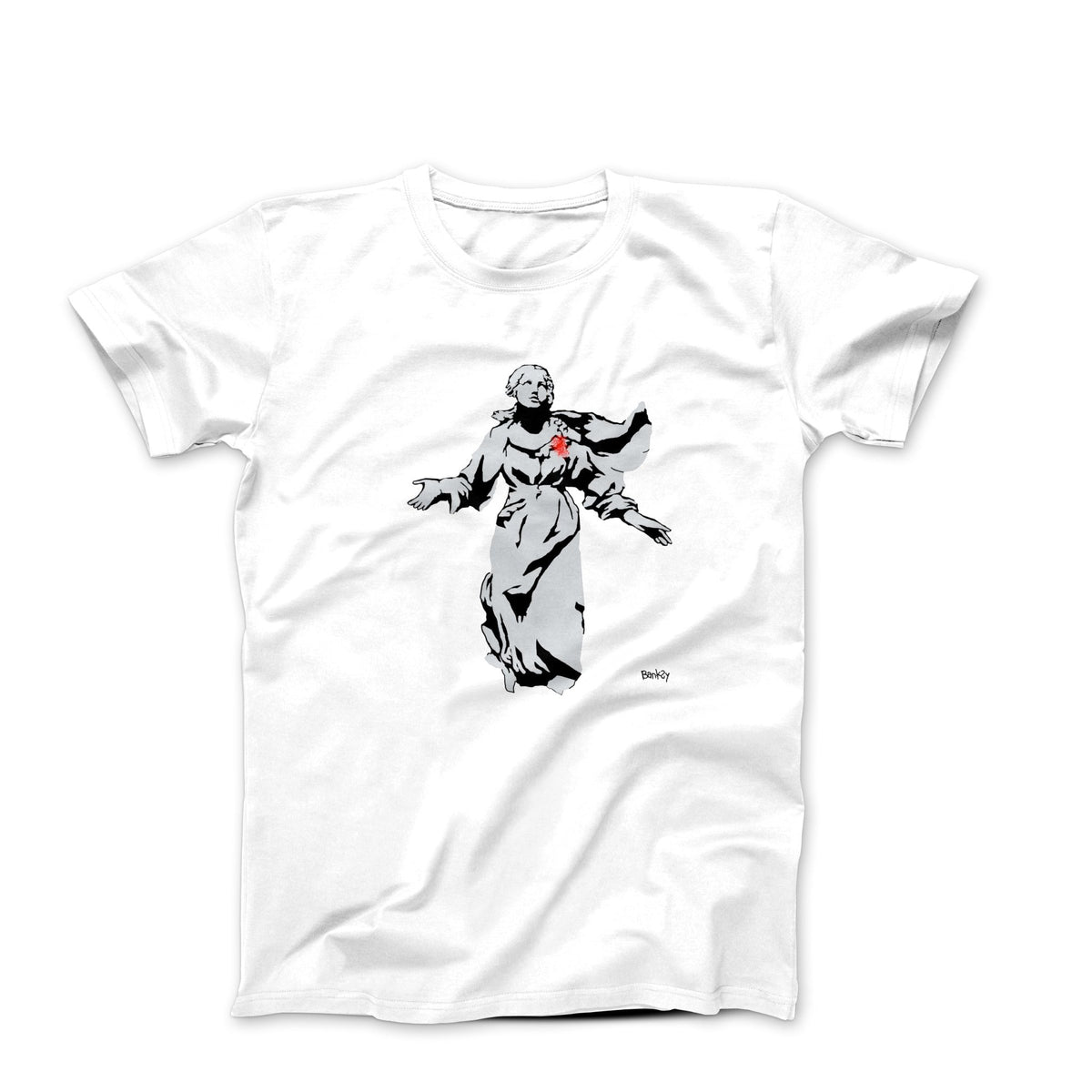 Banksy Wounded Angel 2009 Street Art T-shirt - Street, Pop & Media Art - Harvey Ltd