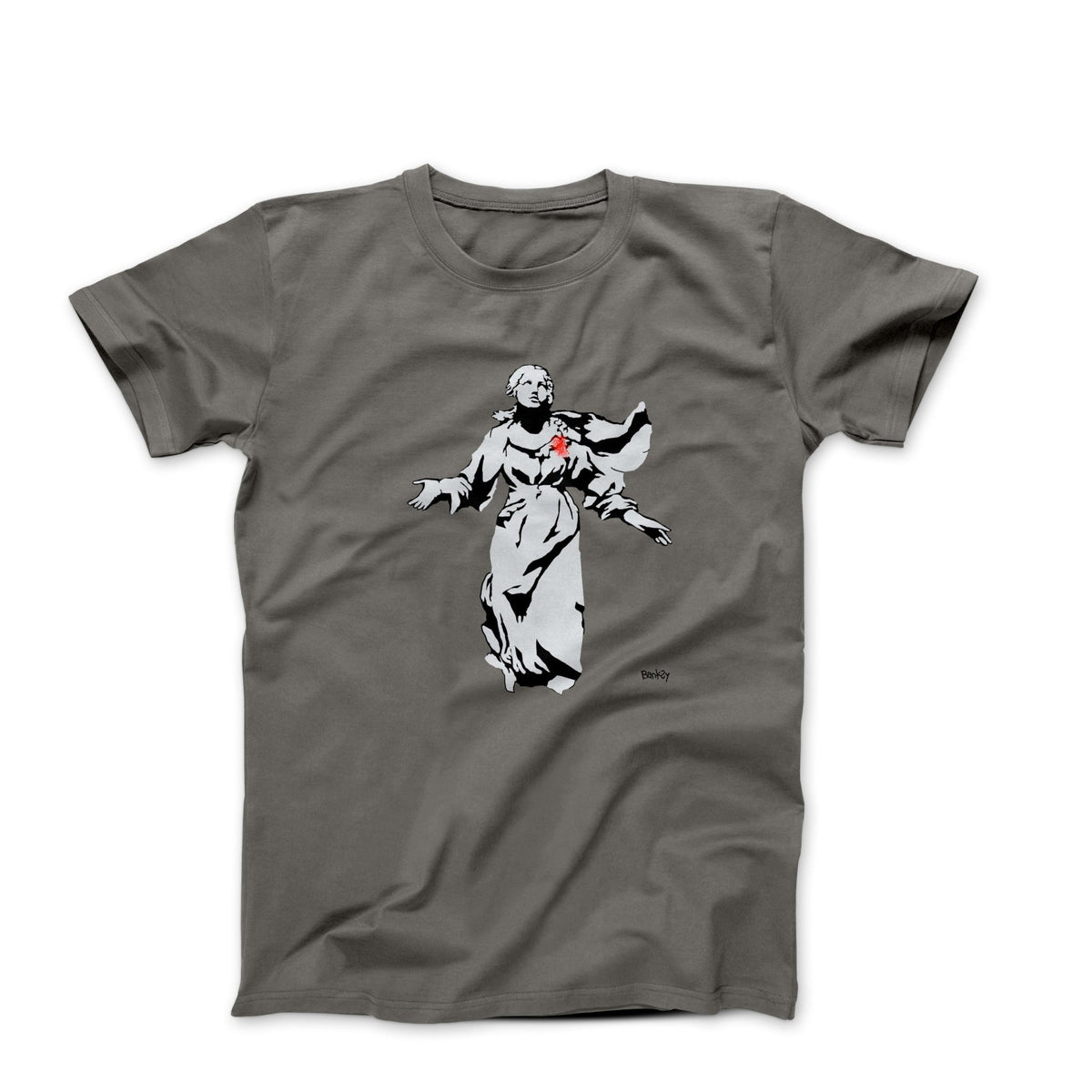 Banksy Wounded Angel 2009 Street Art T-shirt - Street, Pop & Media Art - Harvey Ltd