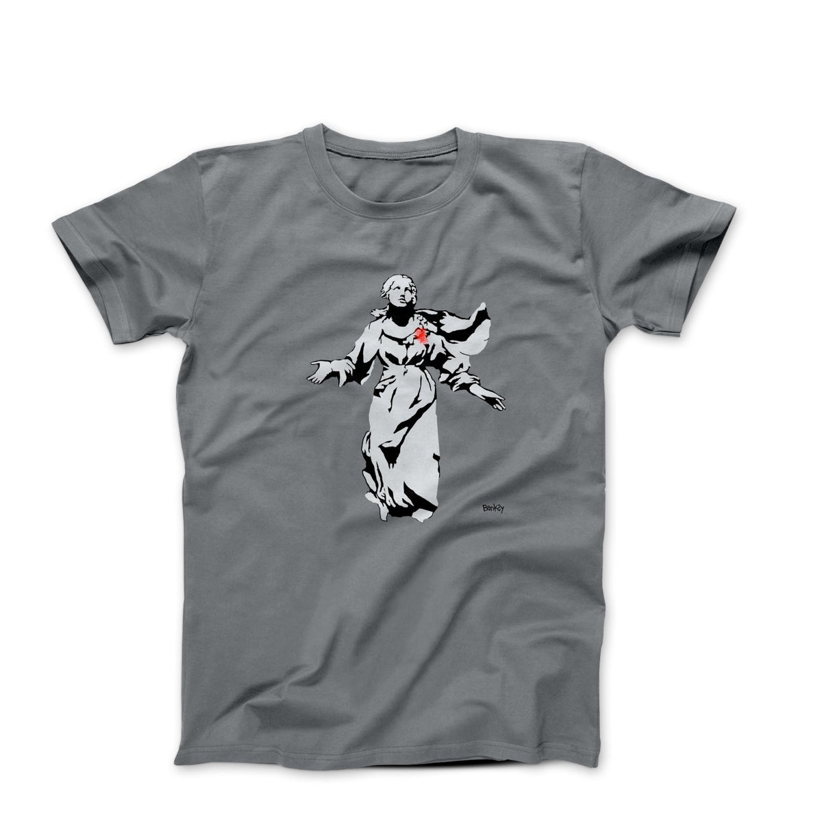 Banksy Wounded Angel 2009 Street Art T-shirt - Street, Pop & Media Art - Harvey Ltd