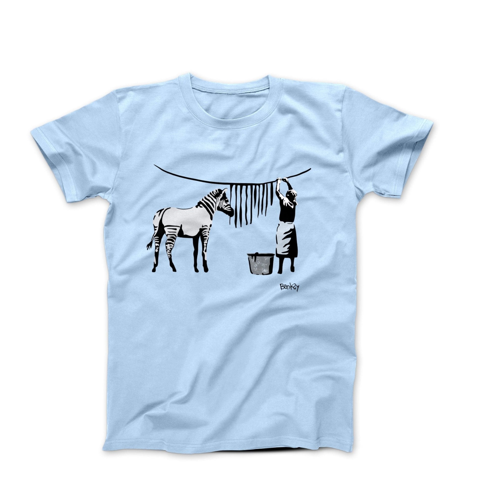 Banksy Zebra Stripes (2008) Graffiti T-shirt - Street, Pop & Media Art - Harvey Ltd