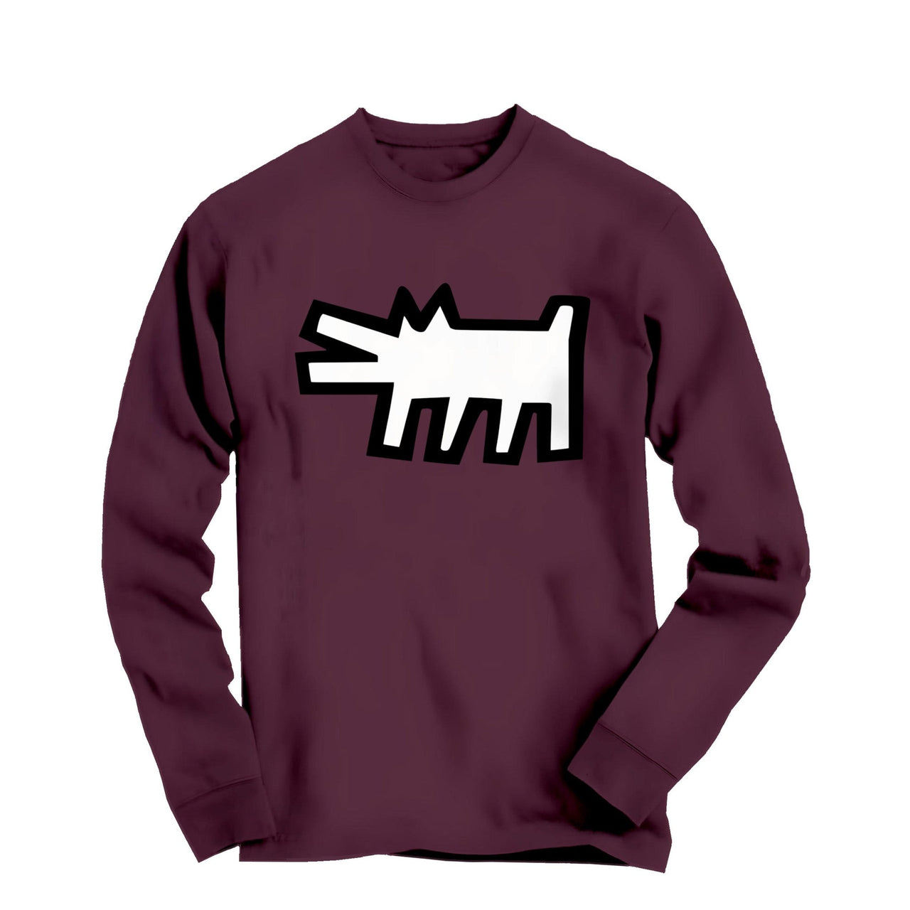 Barking Dog Street Art Long Sleeve Tee - Street, Pop & Media Art - Harvey Ltd