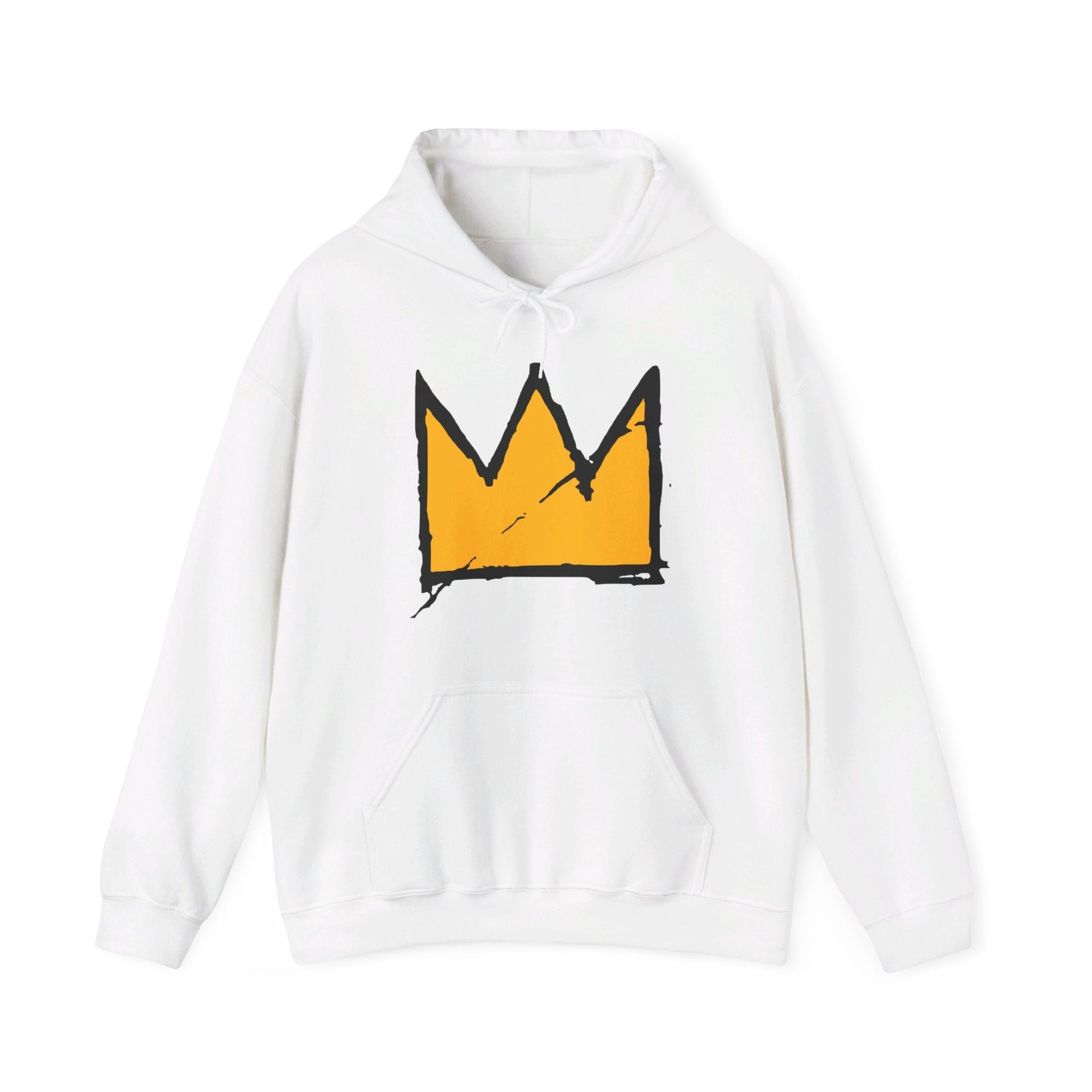 Basquiat Crown Graffiti Art Hoodie - Clothing - Harvey Ltd